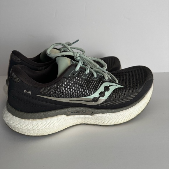 Saucony Triumph 18 Womens 9.5 Grey Turquoise Athletic Running Shoes S10595-40 - Picture 3 of 7
